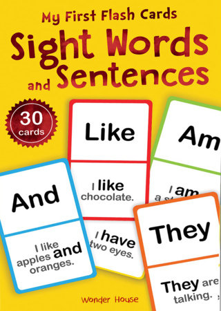My First Flash Cards: Sight Words and Sentences (Flash Cards For Children) Merchandise by Wonder House Books