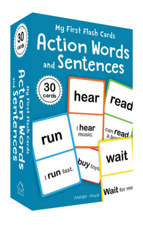 My First Flash Cards: Action Words and Sentences (Flash Cards For Children) Merchandise by Wonder House Books