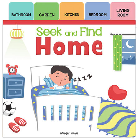 Seek And Find - Home : Early Learning Board Books With Tabs Board Book by Wonder House Books