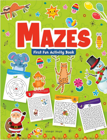 Mazes : First Fun Activity Books For Kids Paperback by Wonder House Books
