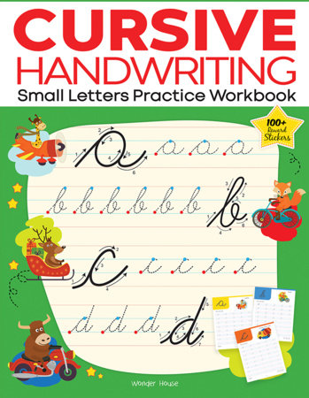 Cursive Handwriting - Small Letters: Practice Workbook For Children Paperback by Wonder House Books