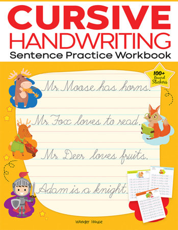 Cursive Handwriting - Sentence: Practice Workbook Paperback by Wonder House Books