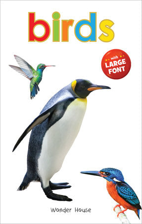 Birds - Early Learning Board Book With Large Font : Big Board Books Series Board Book by Wonder House Books