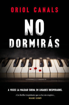 No dormirás / You Will Not Sleep Paperback by Oriol Canals