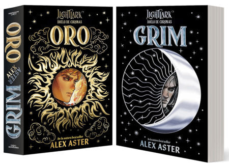 Grim y Oro: duelo de coronas / Grim and Oro: Dueling Crowns (A Lightlark Saga Deluxe Companion Book) Hardcover by Alex Aster