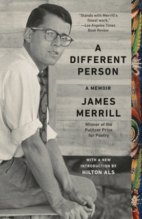 A Different Person Paperback by James Merrill Introduction by Hilton Als