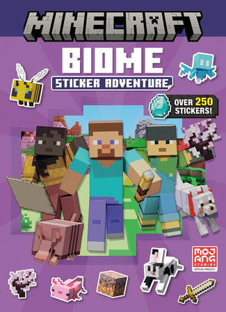 Biome Adventures Sticker Book (Minecraft) Paperback by Random House; illustrated by Random House