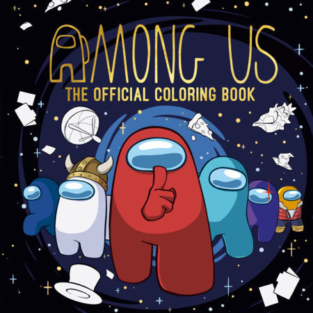 Among Us Official Coloring Book Paperback by Random House; illustrated by Random House