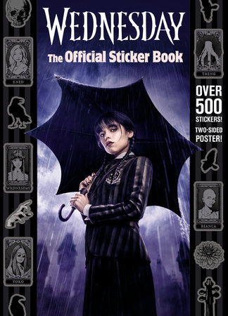 Wednesday The Official Sticker Book Paperback by Random House; illustrated by Random House
