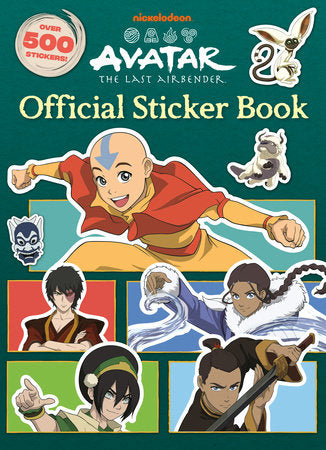 Avatar: The Last Airbender Official Sticker Book Paperback by Golden Books; illustrated by Golden Books