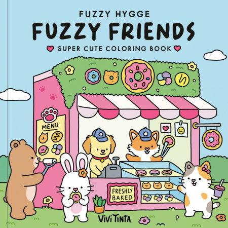 Fuzzy Hygge: Fuzzy Friends Coloring Book Paperback by Vivi Tinta