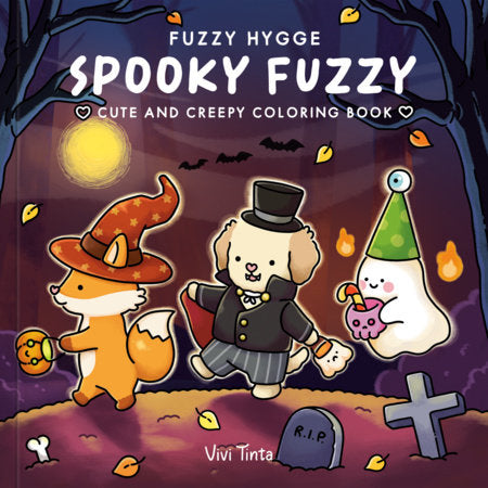 Fuzzy Hygge: Spooky Fuzzy Coloring Book Paperback by Vivi Tinta