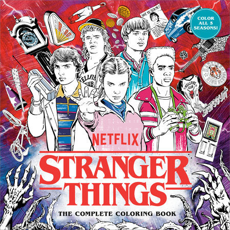 Stranger Things: The Complete Coloring Book (Color All Five Seasons!) Paperback by Netflix