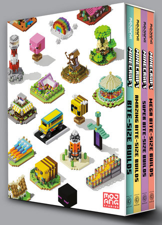 Minecraft: Bite-Size Builds Collection 4-Book Boxed Set Boxed Set by Mojang AB and The Official Minecraft Team