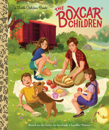 The Boxcar Children Little Golden Book Hardcover by Gertrude Chandler Warner; iluustrated by Maike Plenzke
