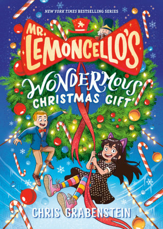 Mr. Lemoncello's Wondermous Christmas Gift Hardcover by Chris Grabenstein