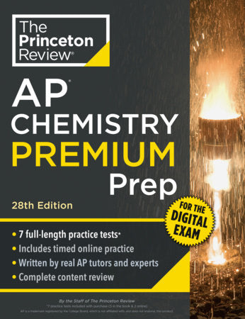 Princeton Review AP Chemistry Premium Prep, 28th Edition Paperback by The Princeton Review