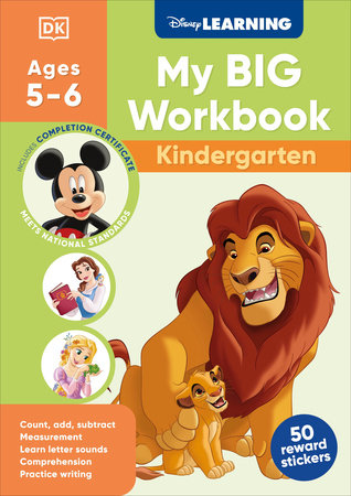 Disney Learning Big Workbook Kindergarten Paperback by DK