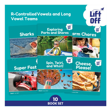 Phonic Books Lift Off Readers R Controlled Vowels and Long Vowel Teams Boxed Set by Phonic Books