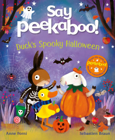 Say Peekaboo! Duck's Spooky Halloween Paperback by Anne Forni
