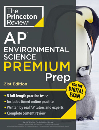 Princeton Review AP Environmental Science Premium Prep, 21st Edition Paperback by The Princeton Review