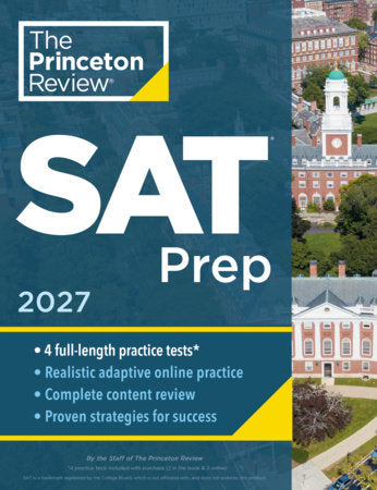 Princeton Review SAT Prep, 2027 Paperback by The Princeton Review