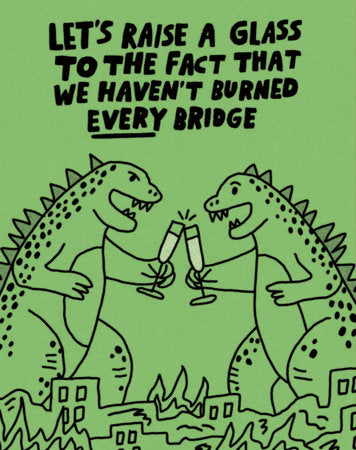 Humor Us Greeting Cards: Friendship - Let's Raise a Glass (Pack of 6) Merchandise by Compendium