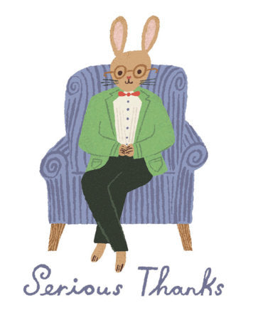 Love Muchly Greeting Cards: Thank You - Serious Thanks (Pack of 6) Merchandise by Compendium