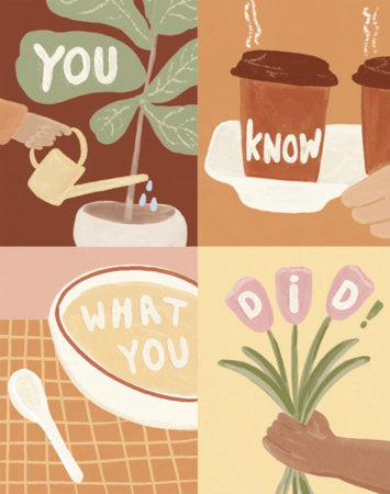 Love Muchly Greeting Cards: Thank You - You Know What You Did (Pack of 6) Merchandise by Compendium