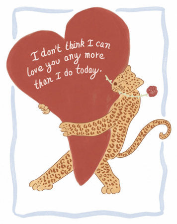 Love Muchly Greeting Cards: Love - I Don't Think I Can Love You Any More Than I Do (Pack of 6) Merchandise by Compendium