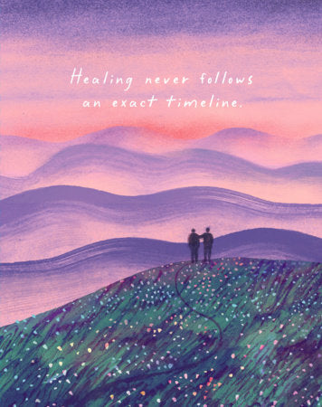 Love Muchly Greeting Cards: Get Well - Healing Never Follows an Exact Timeline (Pack of 6) Merchandise by Compendium