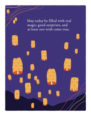 Positively Green Greeting Cards: Birthday - May Today Be Filled with Real Magic (Pack of 6) Merchandise by Compendium