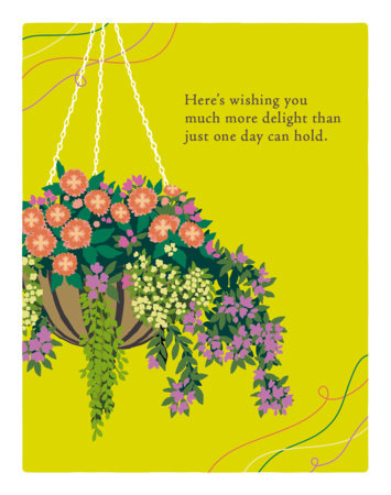 Positively Green Greeting Cards: Birthday - Here's Wishing You Much More Delight(Pack of 6) Merchandise by Compendium