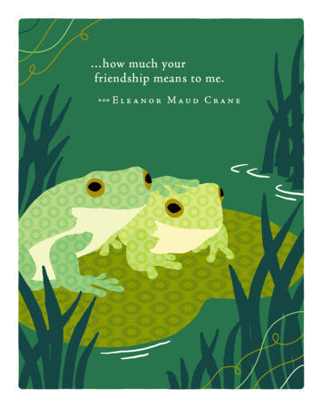 Positively Green Greeting Cards: Friendship - How Much Your Friendship Means (Pack of 6) Merchandise by Compendium