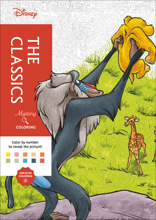 Disney Mystery Coloring: The Classics Paperback by Disney