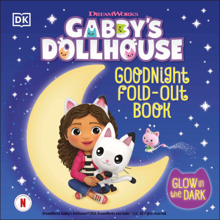 Gabby's Dollhouse Goodnight Fold-out Book Board Book by DK
