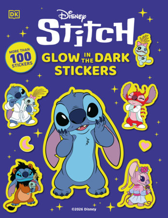 Disney Stitch Glow in the Dark Ultimate Sticker Book Paperback by DK