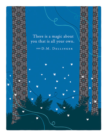 Positively Green Greeting Cards: Thank You - There is a magic about you that (Pack of 6) Merchandise by Compendium