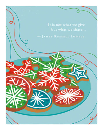 Positively Green Greeting Cards: Holiday - It is not what we give but what (Pack of 6) Merchandise by Compendium