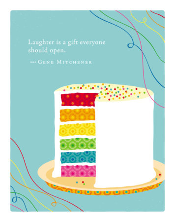 Positively Green Greeting Cards: Birthday - Laughter is a gift everyone should open (Pack of 6) Merchandise by Compendium