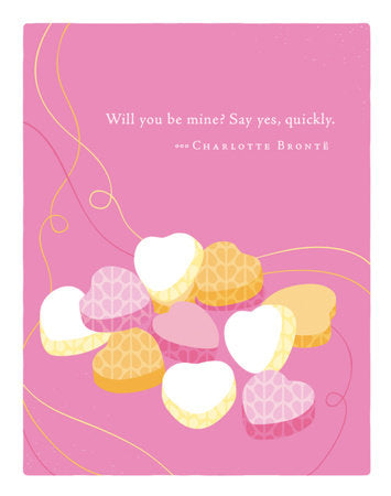 Positively Green Greeting Cards: Valentines - Will you be mine, Say yes (Pack of 6) Merchandise by Compendium