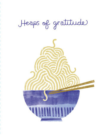 Love Muchly Greeting Cards: Thank You - Heaps of gratitude (Pack of 6) Merchandise by Compendium