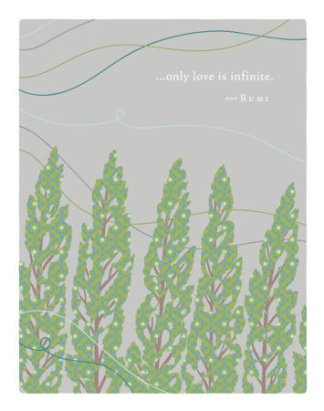 Positively Green Greeting Cards: Sympathy - Only love is infinite (Pack of 6) Merchandise by Compendium
