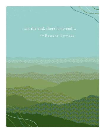 Positively Green Greeting Cards: Sympathy - In the end, there is no end (Pack of 6) Merchandise by Compendium