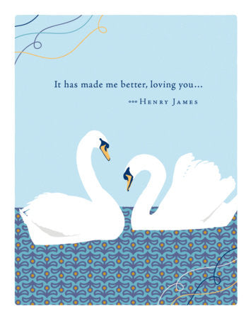 Positively Green Greeting Cards: Love - It has made me better, loving (Pack of 6) Merchandise by Compendium