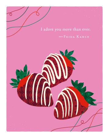 Positively Green Greeting Cards: Valentine's Day - I adore you more than ever (Pack of 6) Merchandise by Compendium