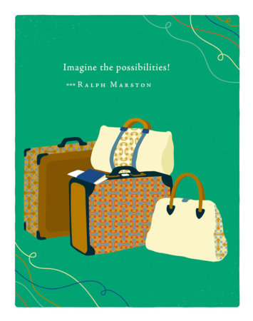 Positively Green Greeting Cards: Retirement - Imagine the possibilities (Pack of 6) Merchandise by Compendium