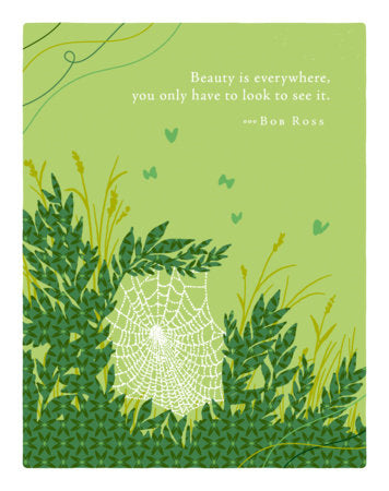 Positively Green Greeting Cards: Birthday - Beauty is everywhere, you only have (Pack of 6) Merchandise by Compendium