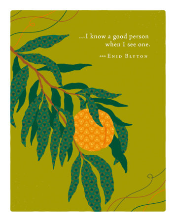 Positively Green Greeting Cards: Thank You - I know a good person when I (Pack of 6) Merchandise by Compendium