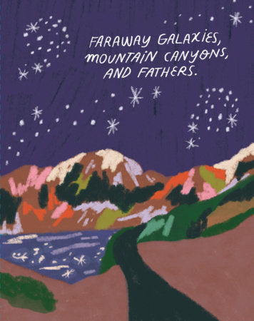 Love Muchly Greeting Cards: Father's Day - Faraway galaxies, mountain (Pack of 6) Merchandise by Compendium